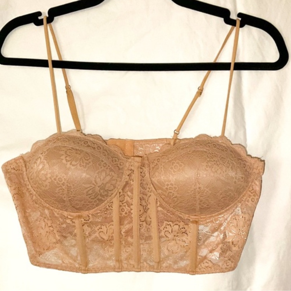 Forever 21 -Forever 2 Nude Corset Top /Size S / Box 4-24 - Picture 7 of 7
